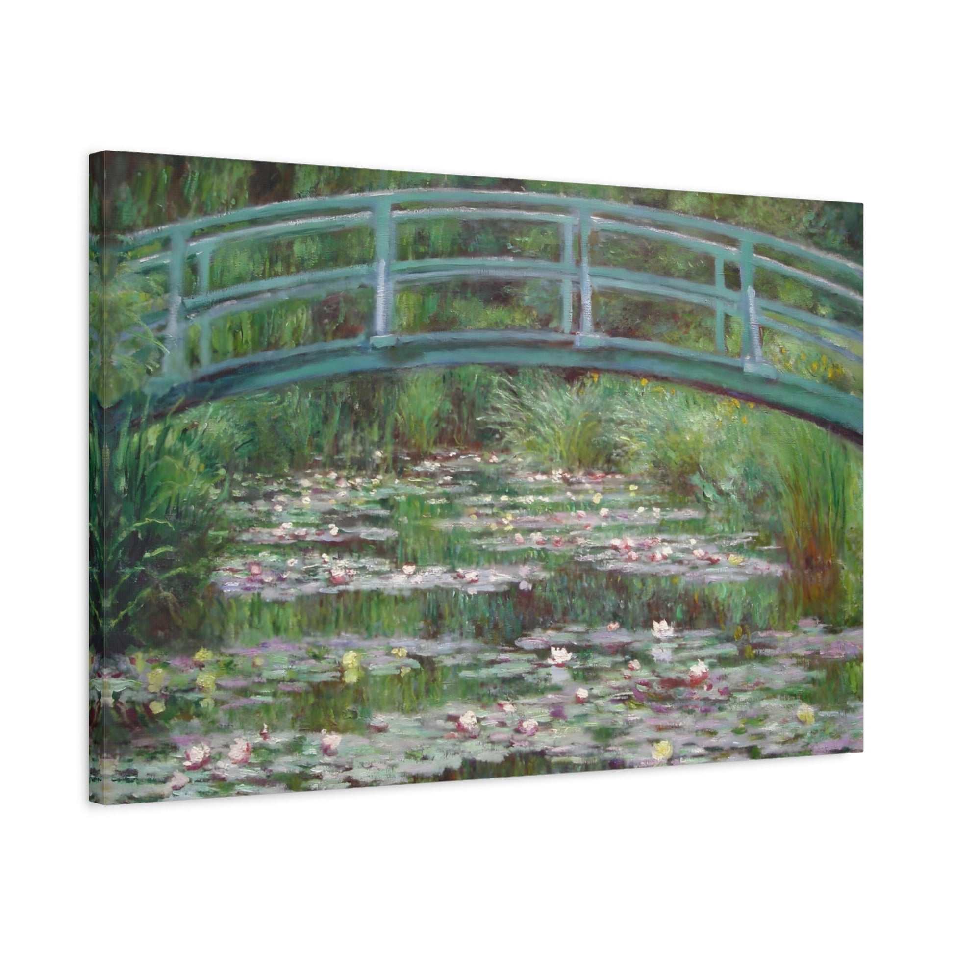 Claude Monet Water Lilies and Japanese Bridge - Canvas Wall Art Print