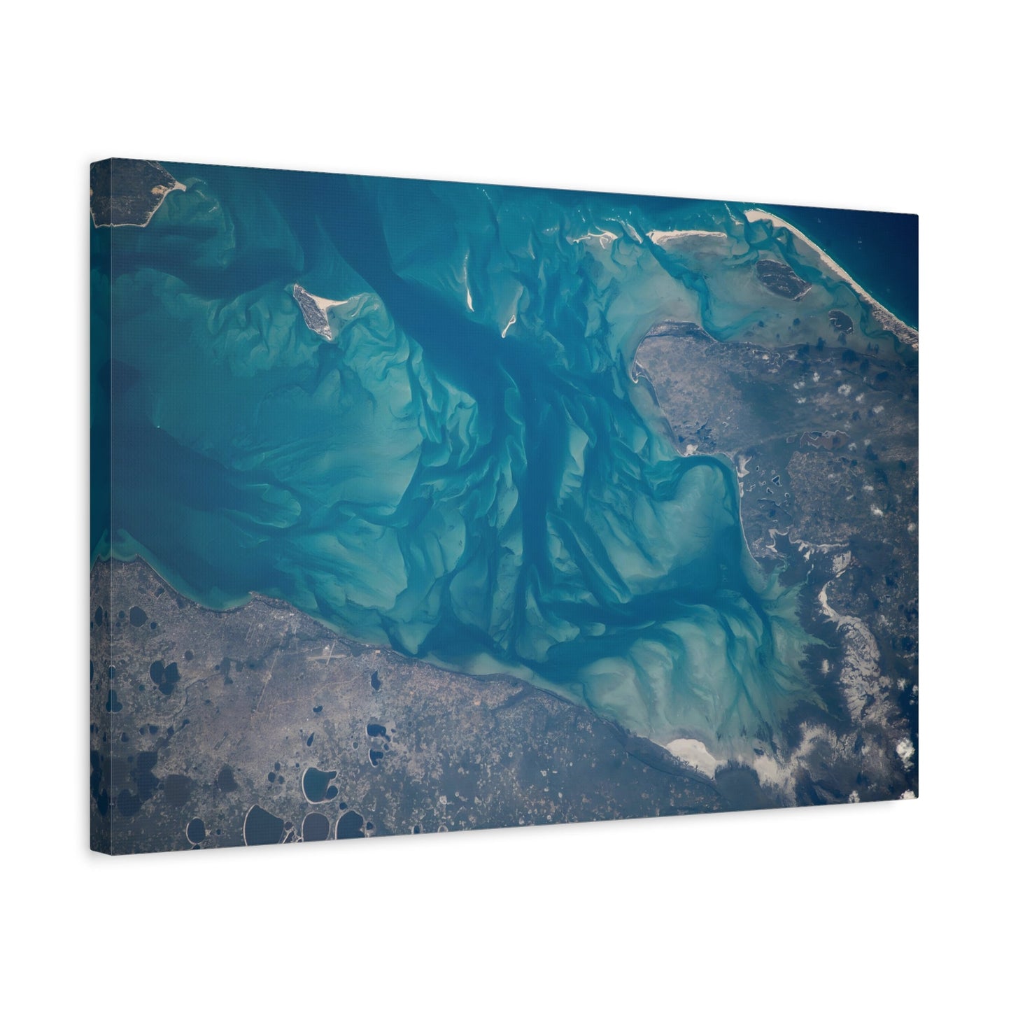 Coastal Spacs Landscape Canvas NASA Wall Art Prints