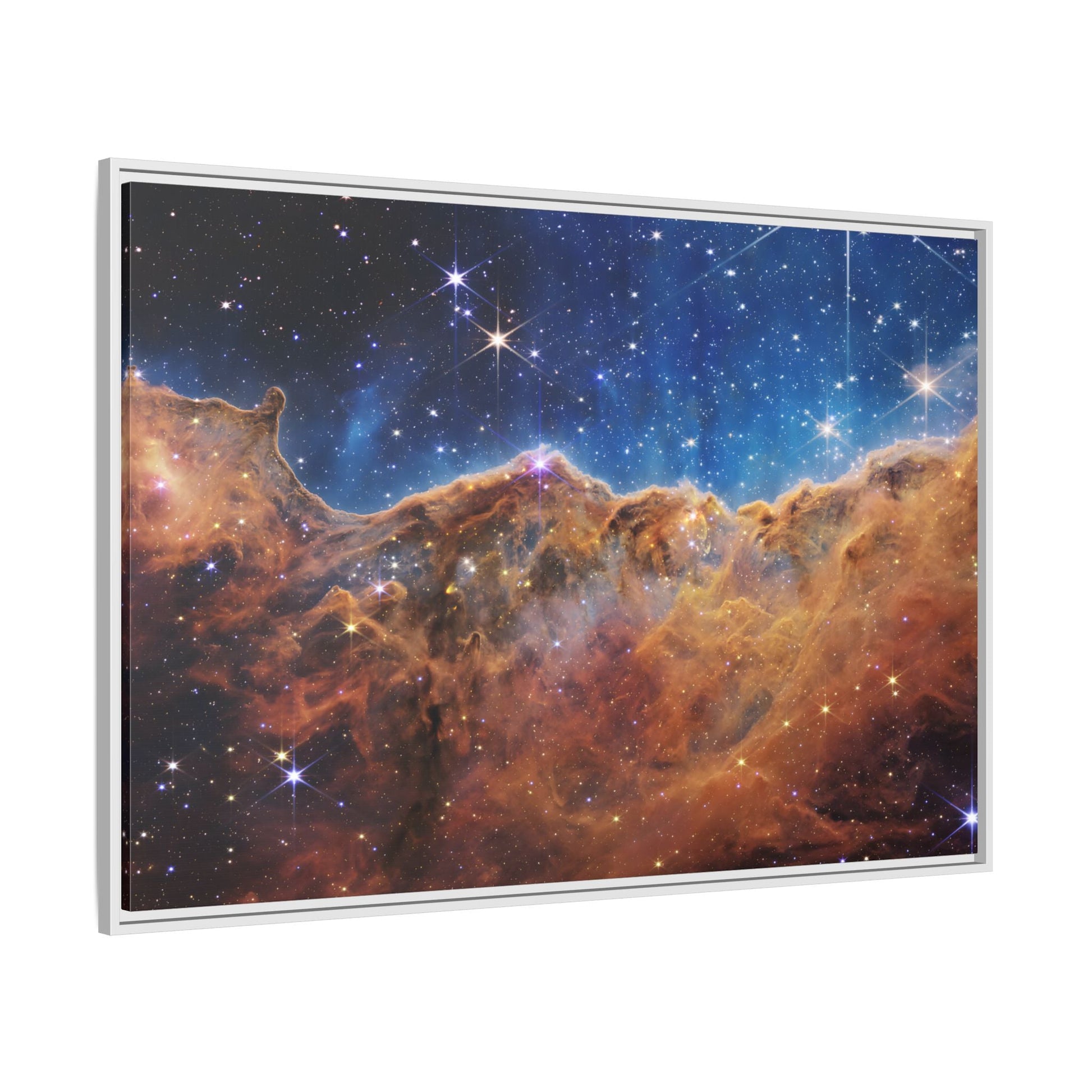 Cosmic Cliffs Canvas Wall Art Print - NASA James Webb Space Telescope