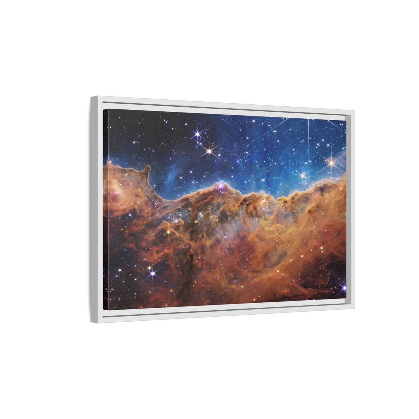 Cosmic Cliffs Canvas Wall Art Print - NASA James Webb Space Telescope