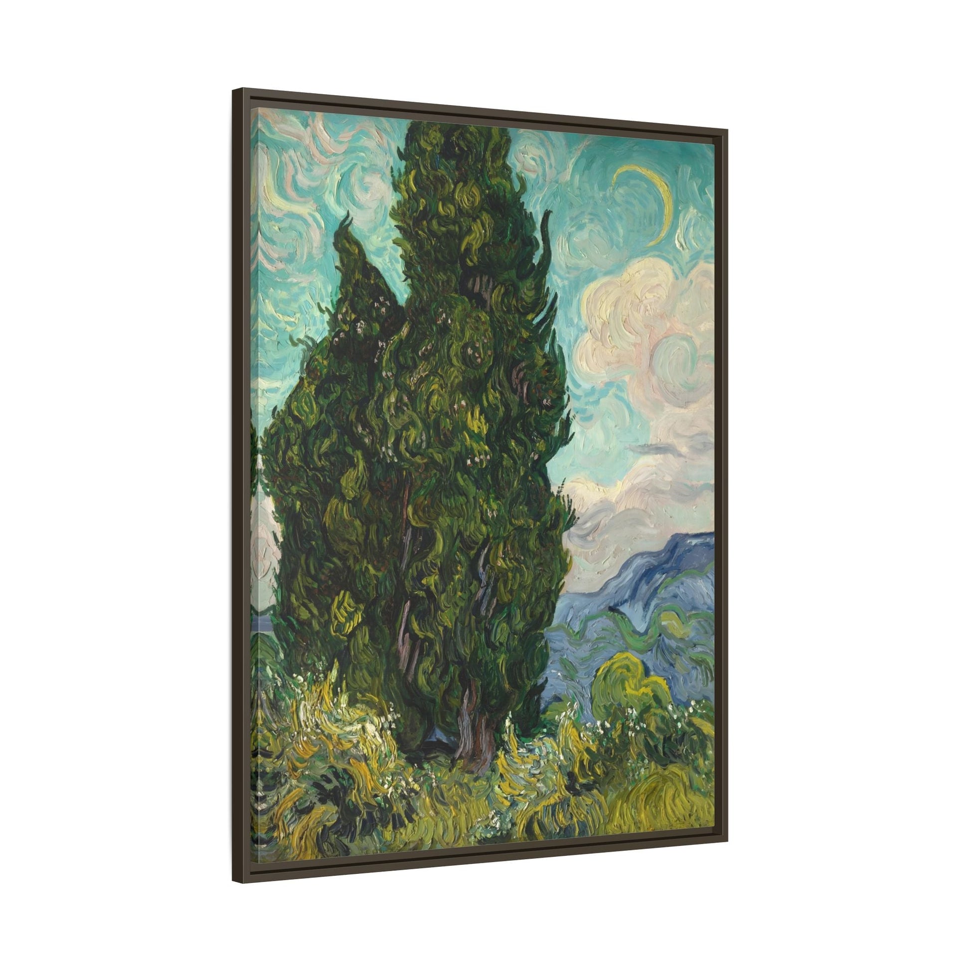 Cypresses Canvas Print - Framed Van Gogh Wall Art Prints
