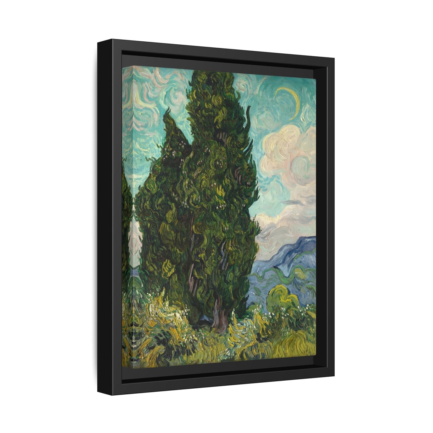 Cypresses Canvas Print - Framed Van Gogh Wall Art Prints