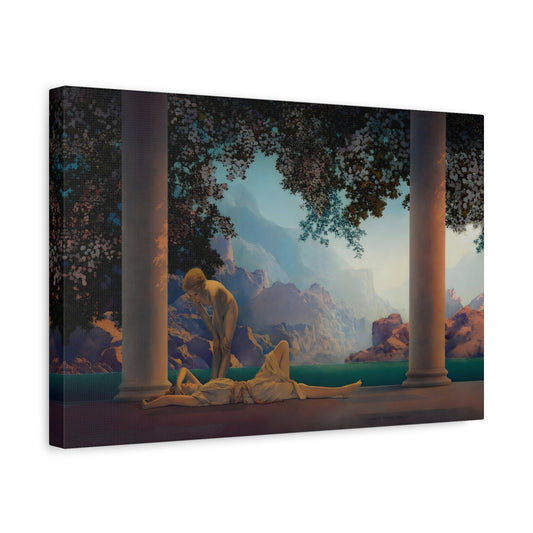 Daybreak Artist Landscape Canvas Wall Art - Famous Romantic Parrish Print