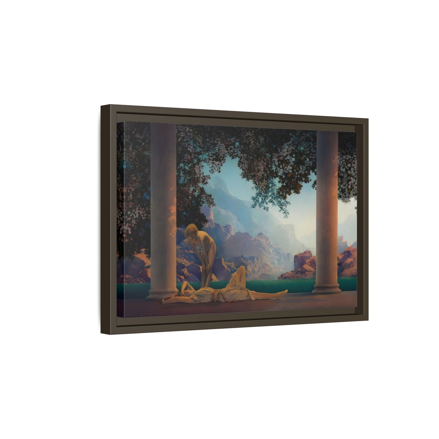 Daybreak Framed Canvas Print - Romantic Parrish Landscape Wall Art