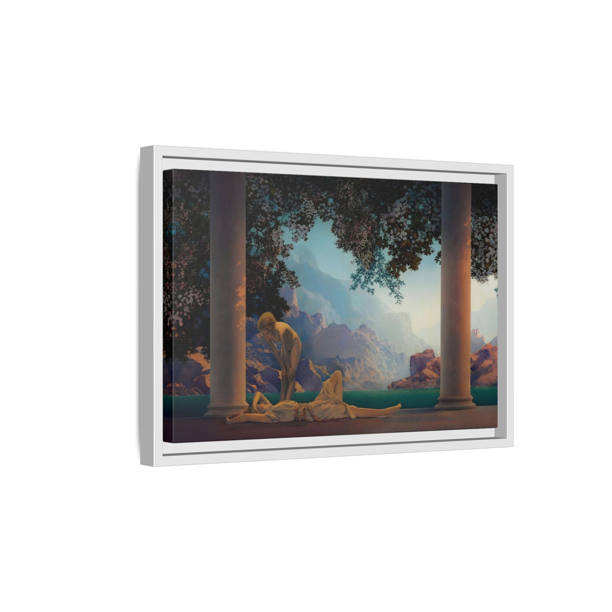 Daybreak Framed Canvas Print - Romantic Parrish Landscape Wall Art