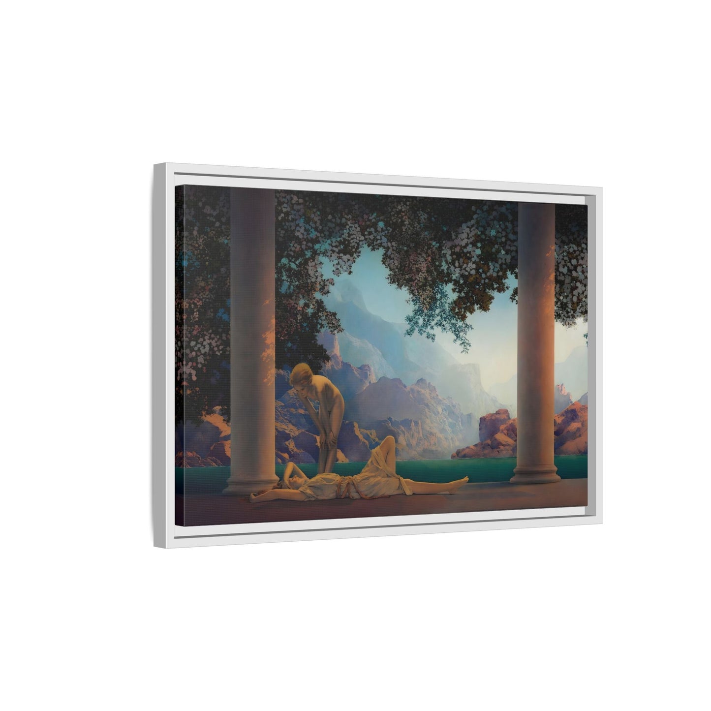 Daybreak Framed Canvas Print - Romantic Parrish Landscape Wall Art