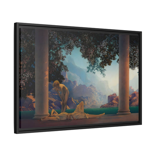 Daybreak Framed Canvas Print - Romantic Parrish Landscape Wall Art