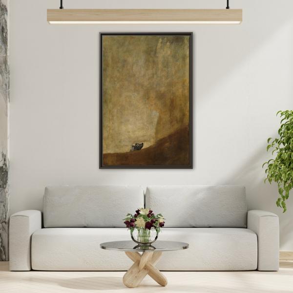 Dog Canvas Wall Art Print - Goya Animal Painting