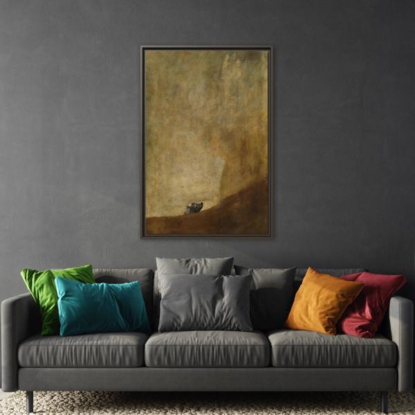 Dog Canvas Wall Art Print - Goya Animal Painting