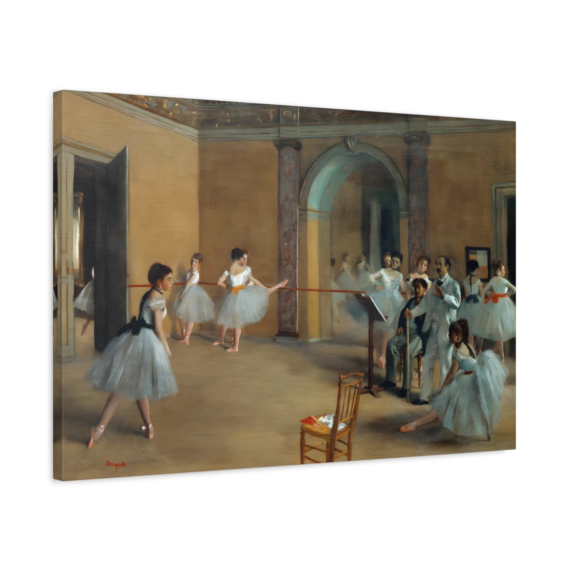 Edgar Degas Dance Foyer at the Opera - Canvas Wall Art Print