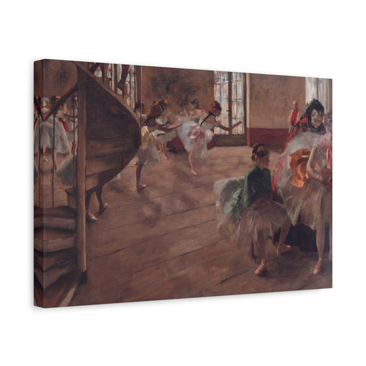 Edgar Degas The Rehearsal - Canvas Wall Art Print Reproduction