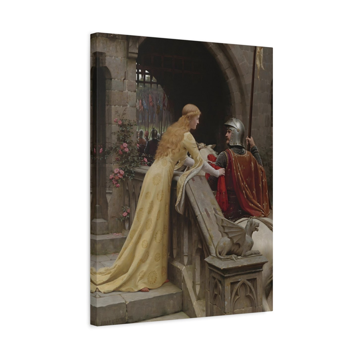 Edmund Blair Leighton God Speed - Canvas Wall Art Prints