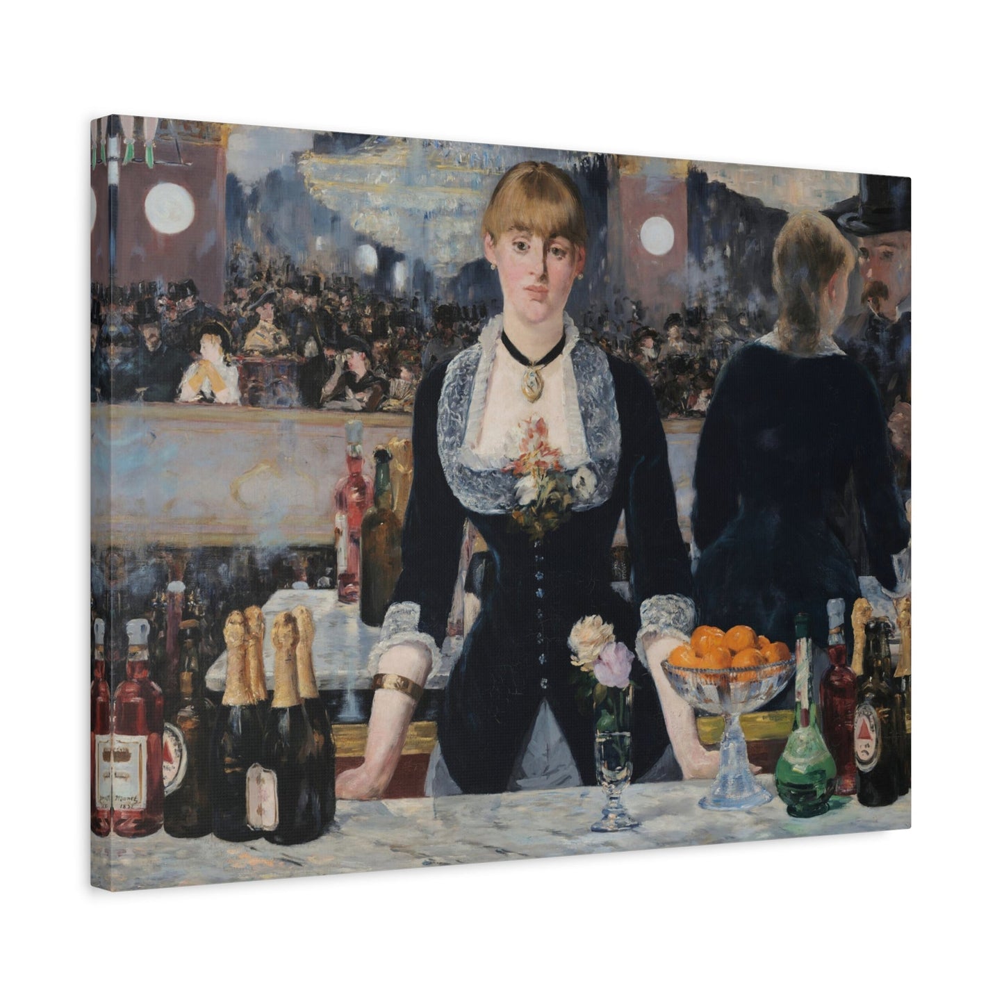 Edouard Manet Bar at Folies-Bergere - Canvas Wall Art Print