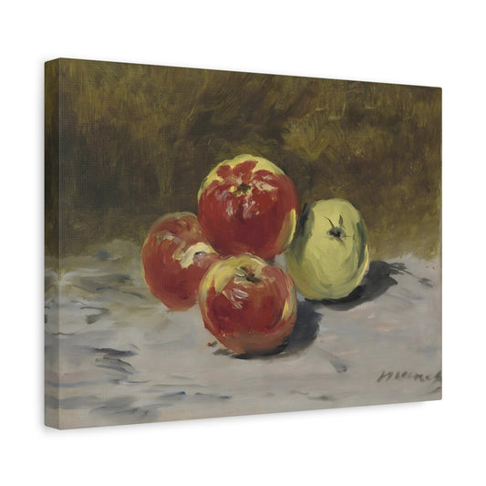 Edouard Manet Four Apples - Famous Wall Art Canvas Printing