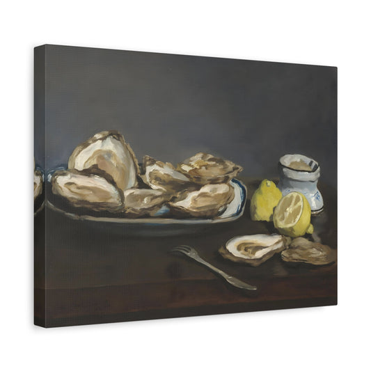 Edouard Manet Oysters - Canvas Wall Art Reproduction