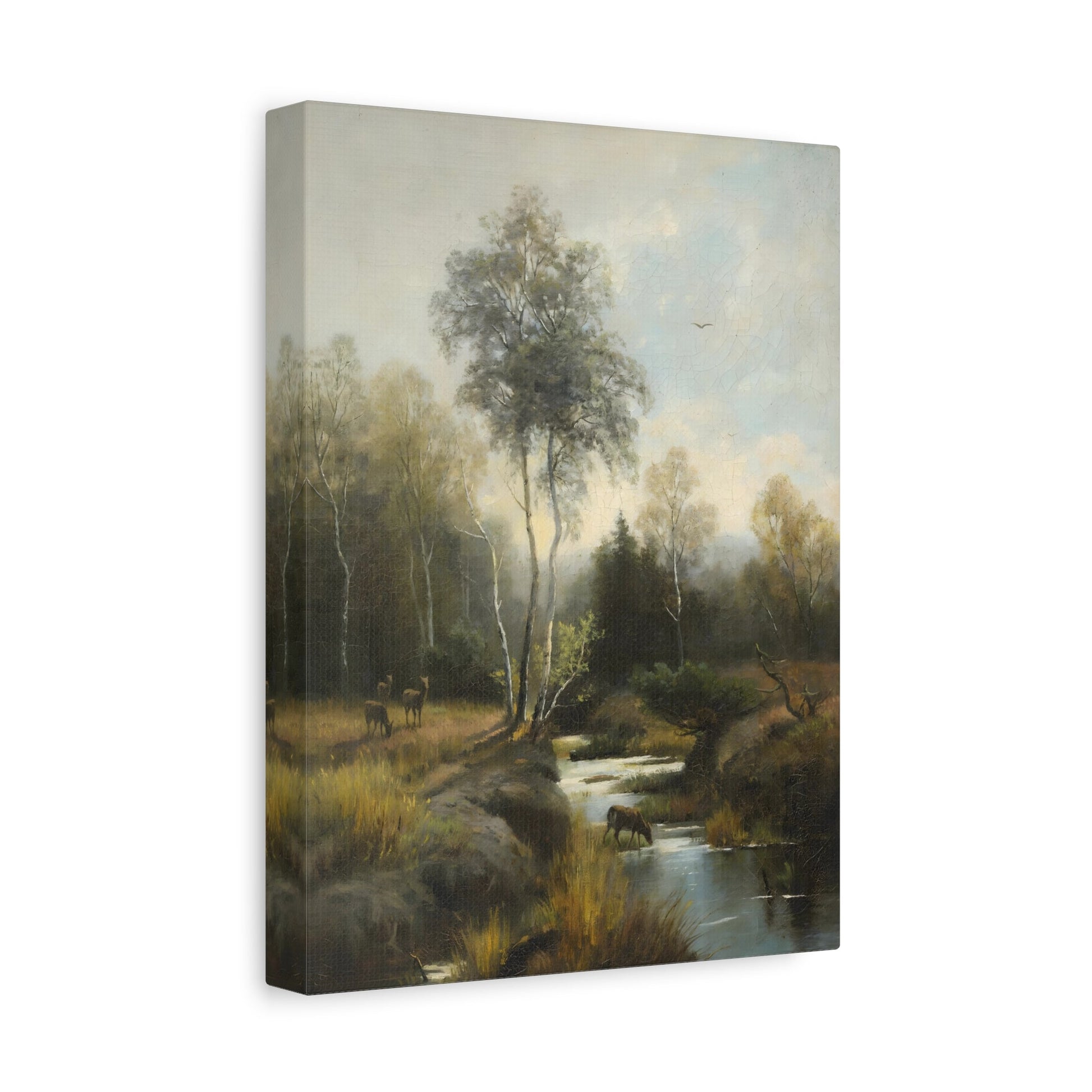 Emilie Mediz Pelikan Wooded Landscape - Canvas Art Reproduction