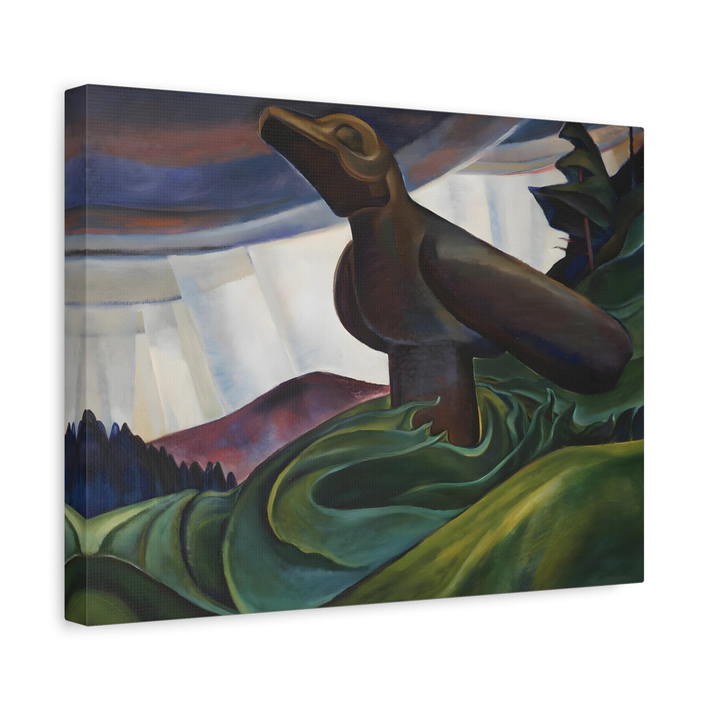 Emily Carr Big Raven - Canvas Wall Art Reproduction