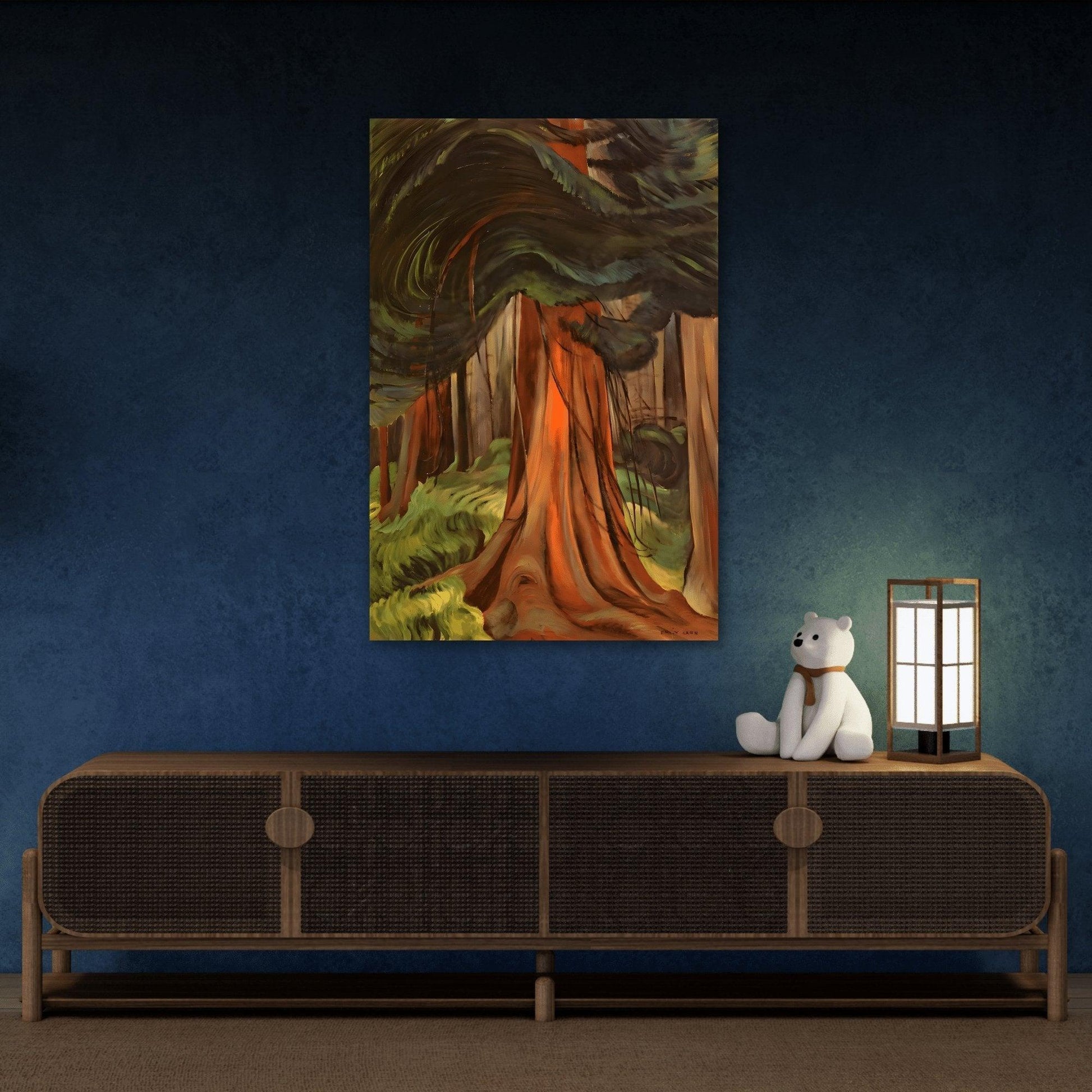 Emily Carr Red Cedar Canada Landscape Canvas Wall Art Print