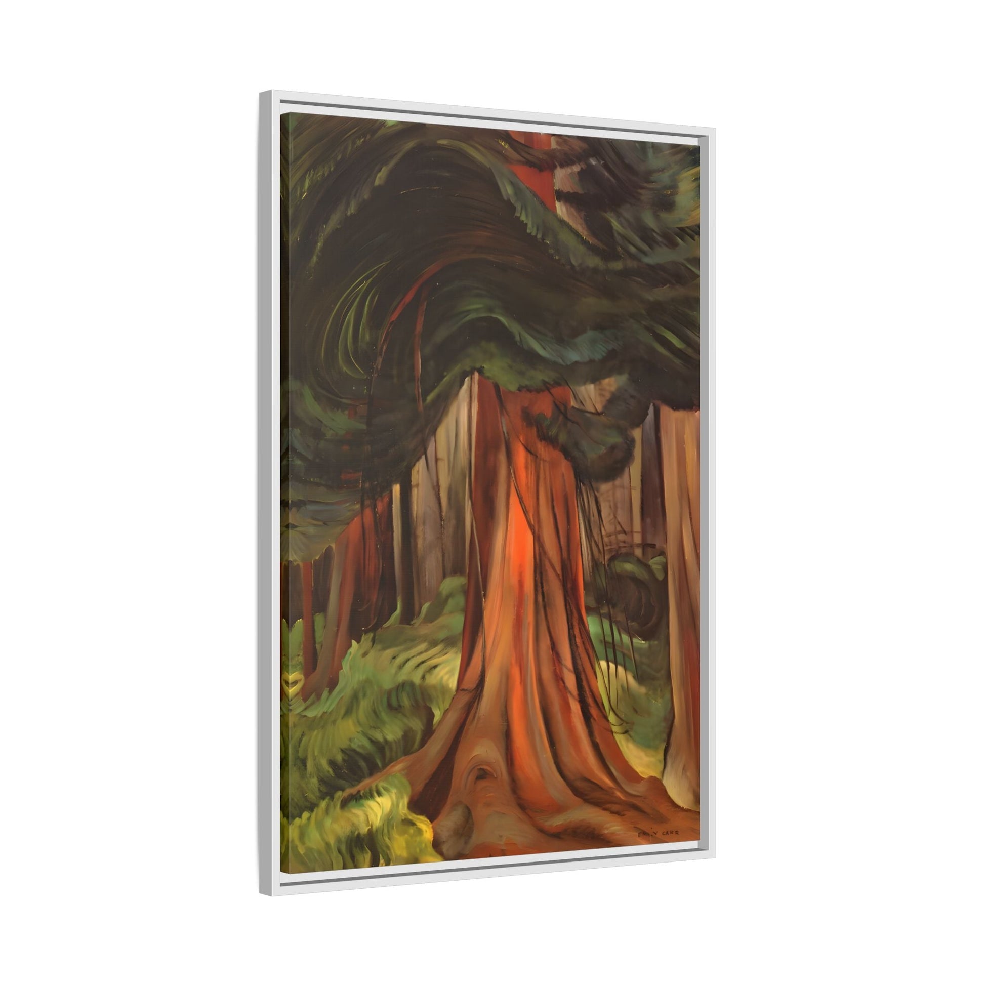 Emily Carr Red Cedar Canada - Large Framed Canvas Wall Art Print