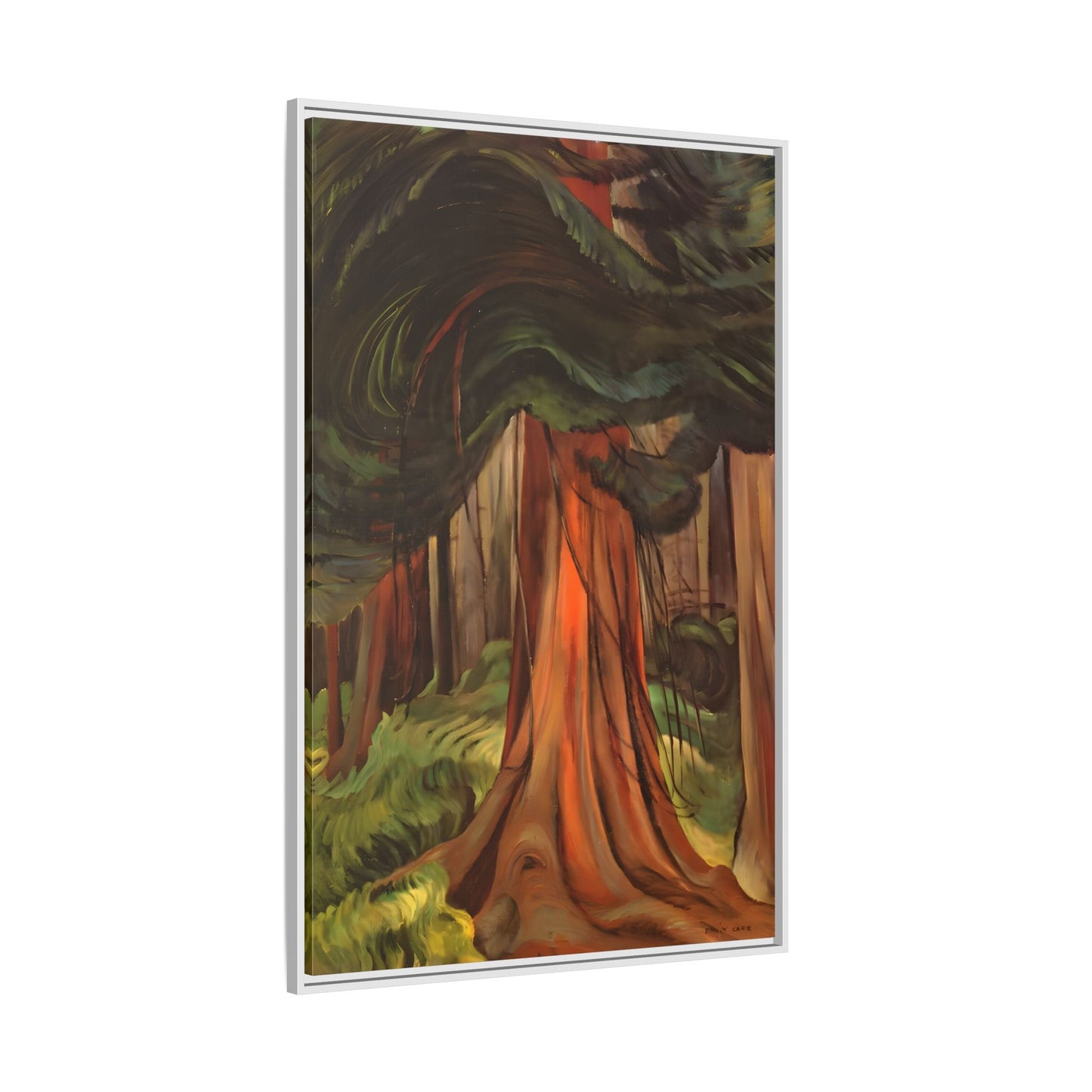 Emily Carr Red Cedar Canada - Large Framed Canvas Wall Art Print