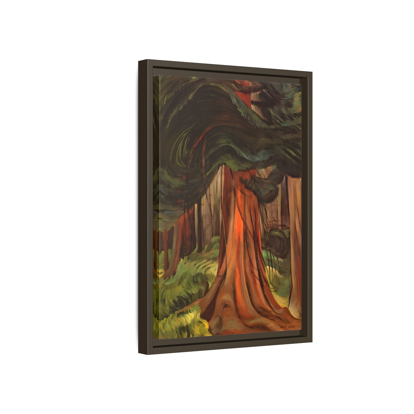 Emily Carr Red Cedar Canada - Large Framed Canvas Wall Art Print