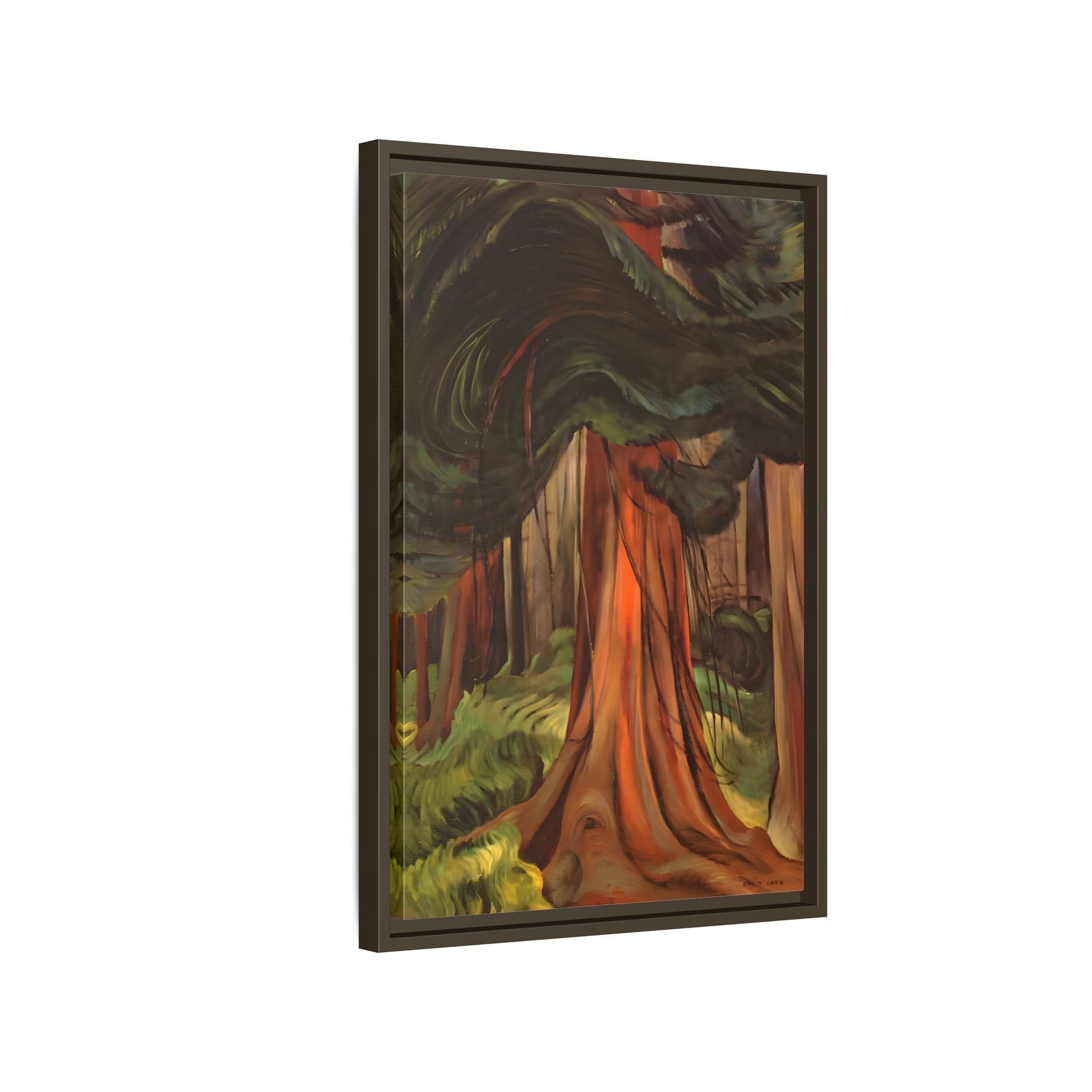 Emily Carr Red Cedar Canada - Large Framed Canvas Wall Art Print