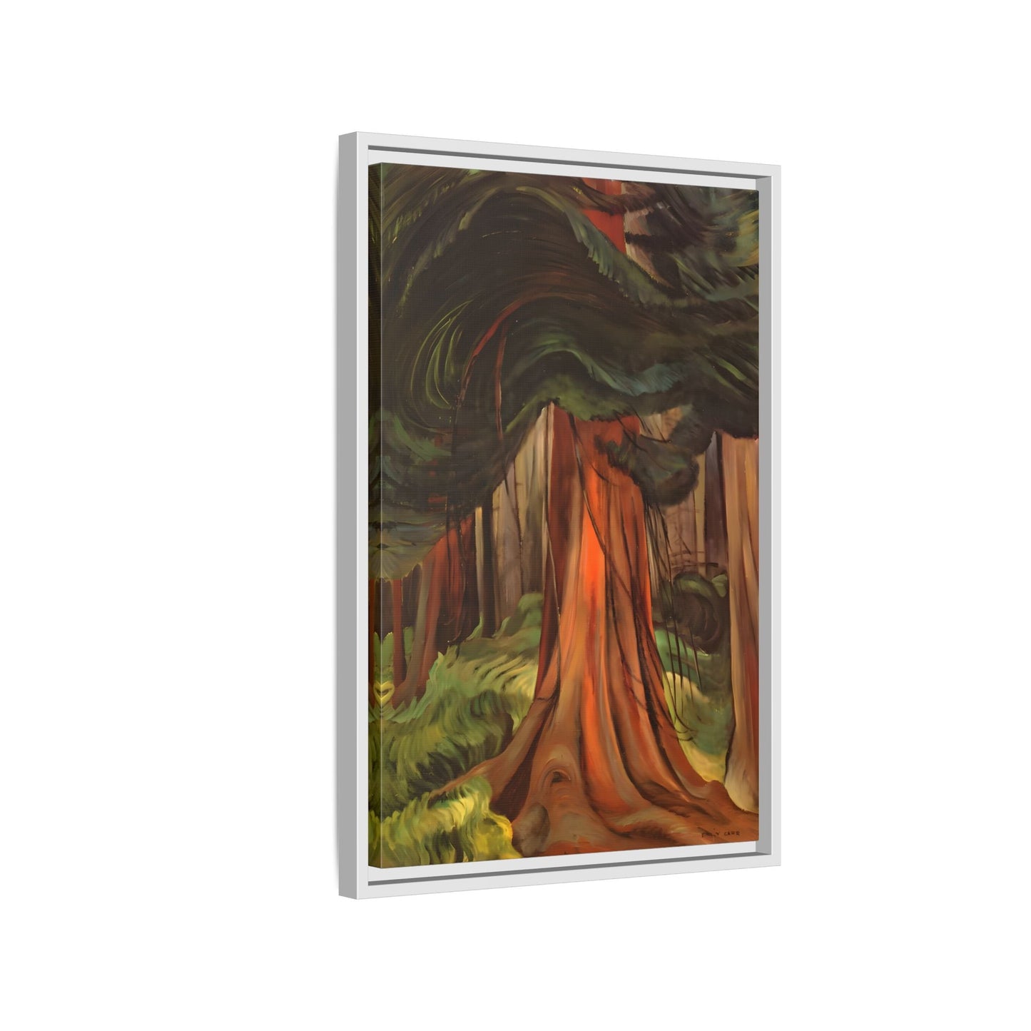 Emily Carr Red Cedar Canada - Large Framed Canvas Wall Art Print