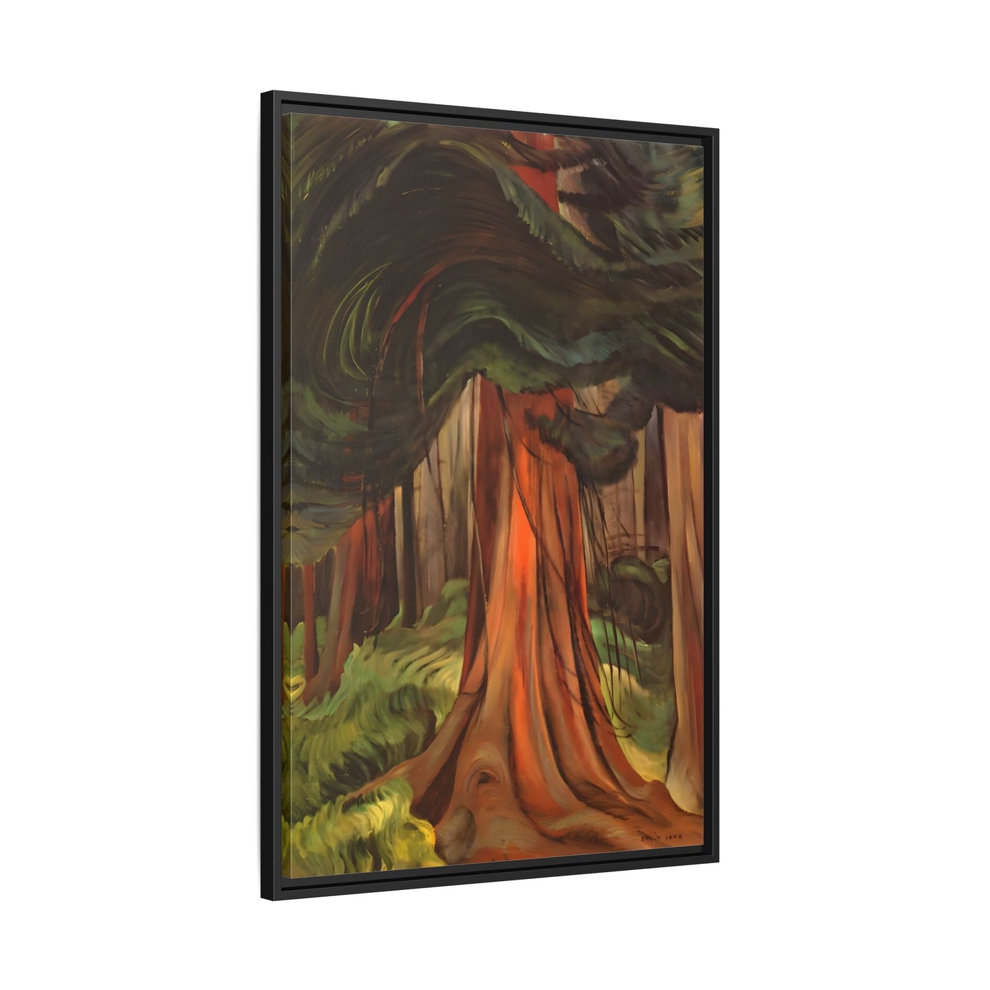 Emily Carr Red Cedar Canada - Large Framed Canvas Wall Art Print