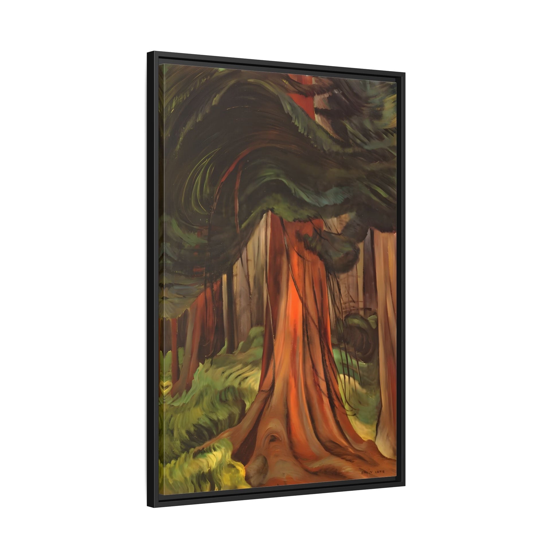 Emily Carr Red Cedar Canada - Large Framed Canvas Wall Art Print
