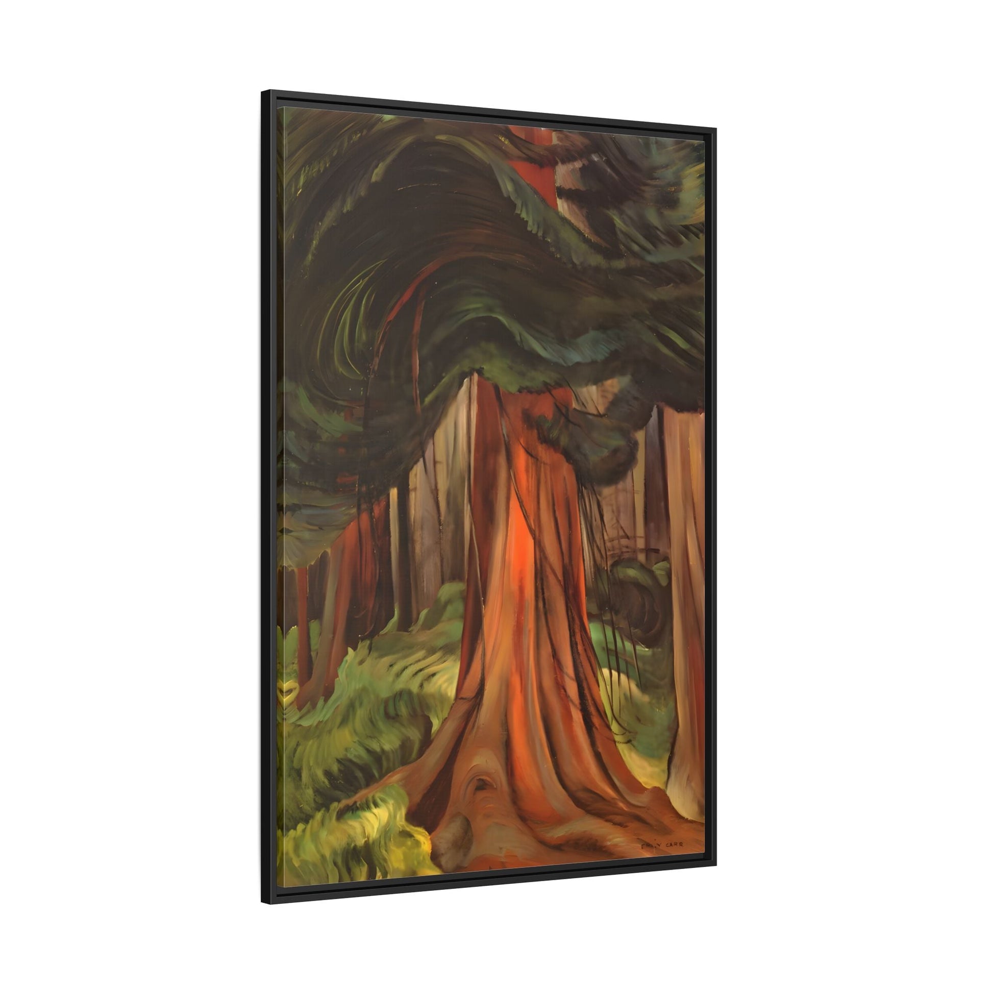 Emily Carr Red Cedar Canada - Large Framed Canvas Wall Art Print