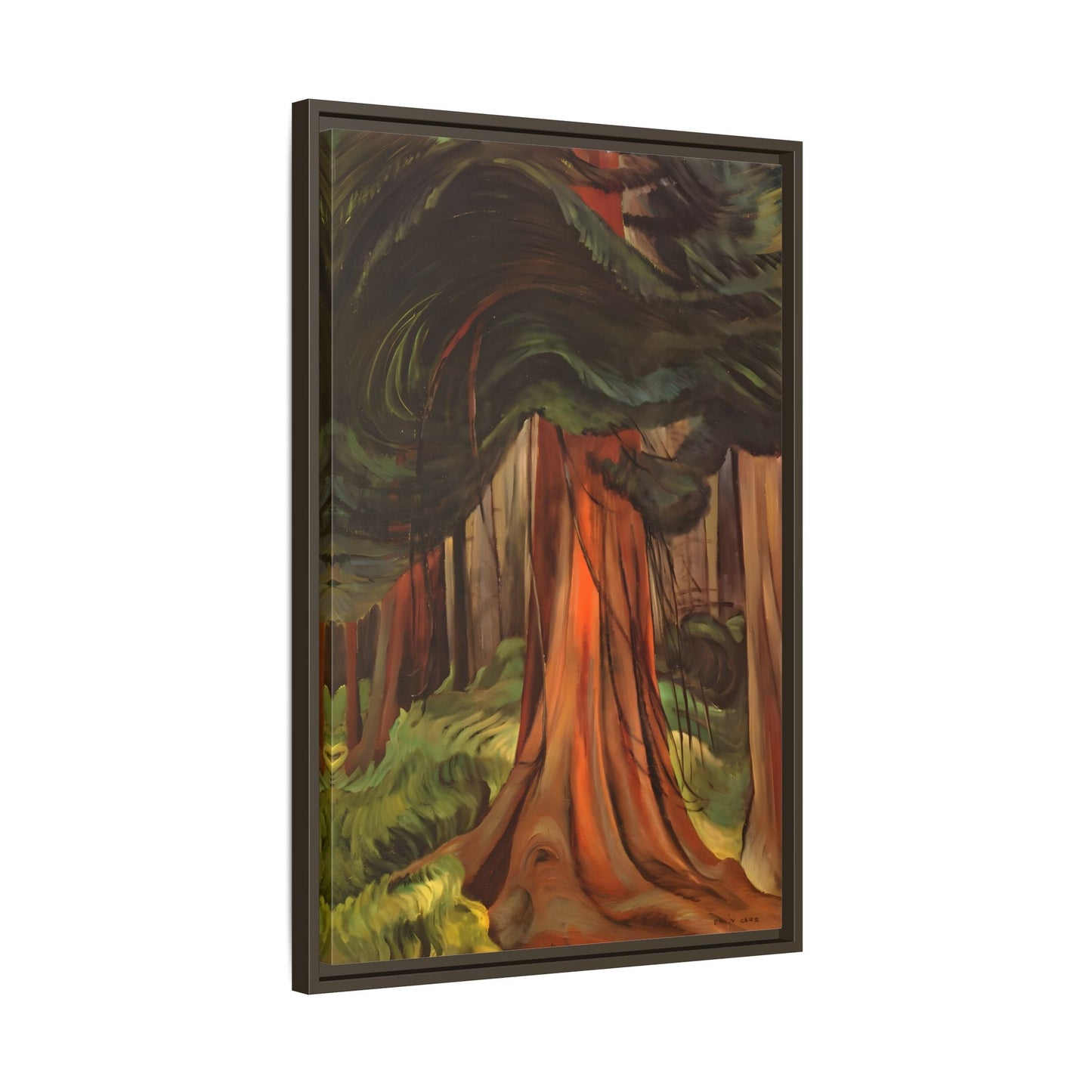Emily Carr Red Cedar Canada - Large Framed Canvas Wall Art Print