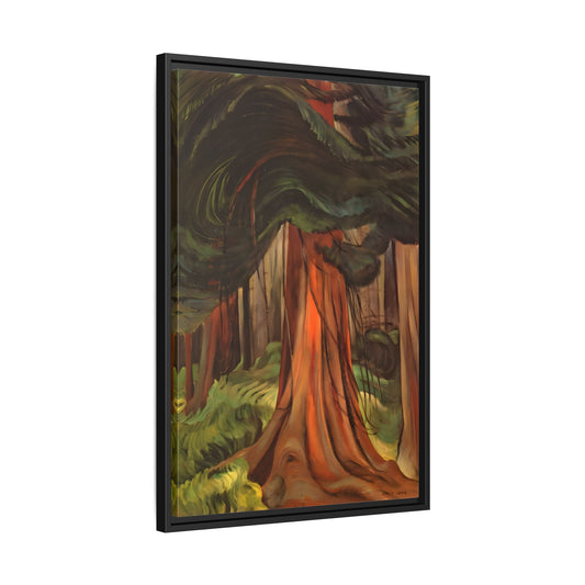 Emily Carr Red Cedar Canada - Large Framed Canvas Wall Art Print