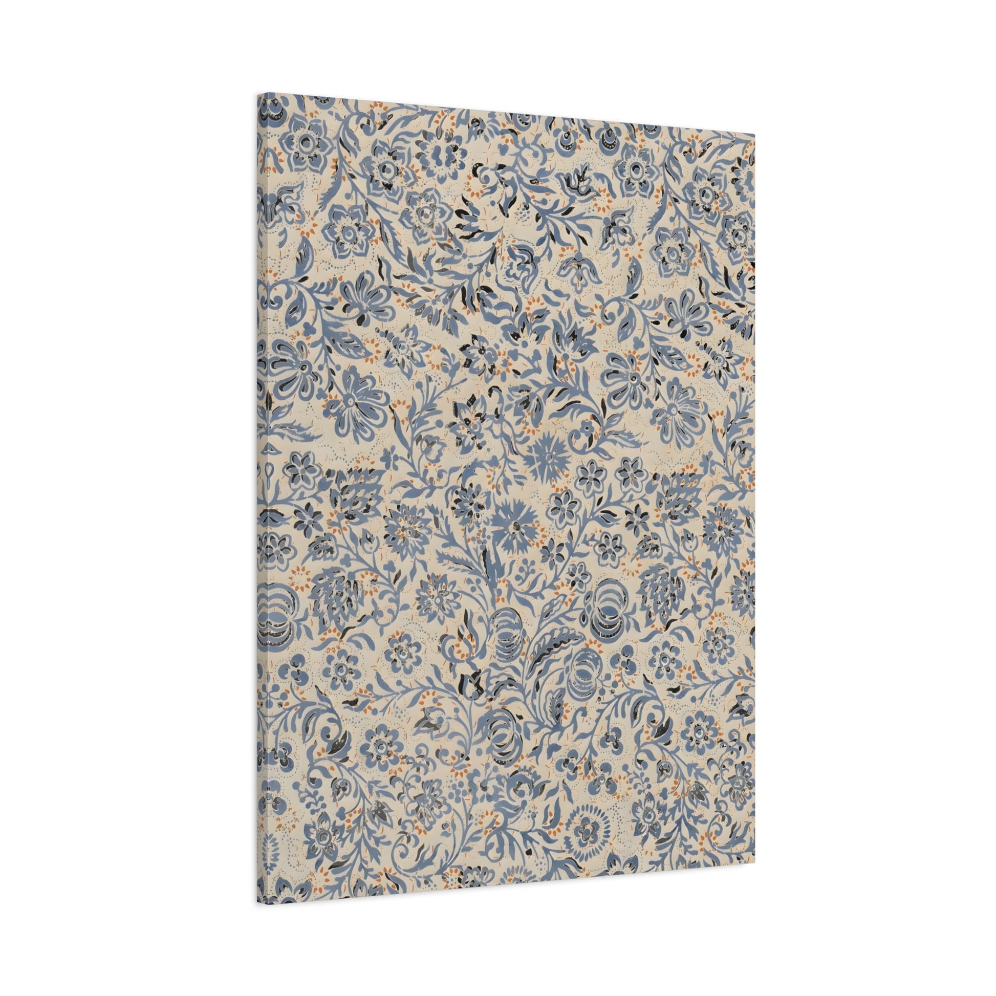 Floral Vintage Botanical Canvas Wall Art – Elegant Living Room Decor
