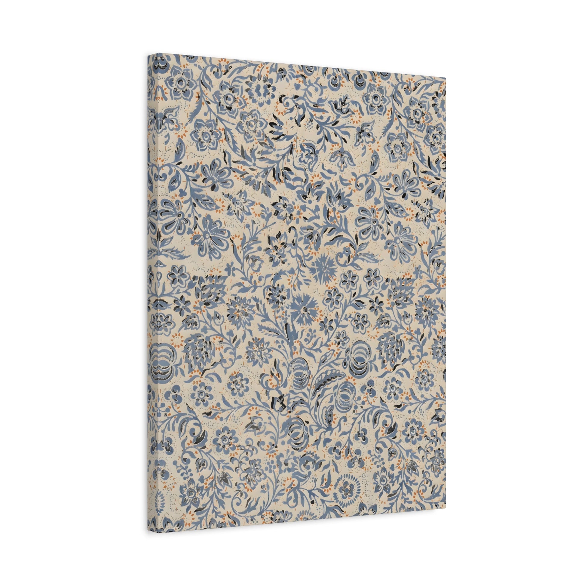Floral Vintage Botanical Canvas Wall Art – Elegant Living Room Decor