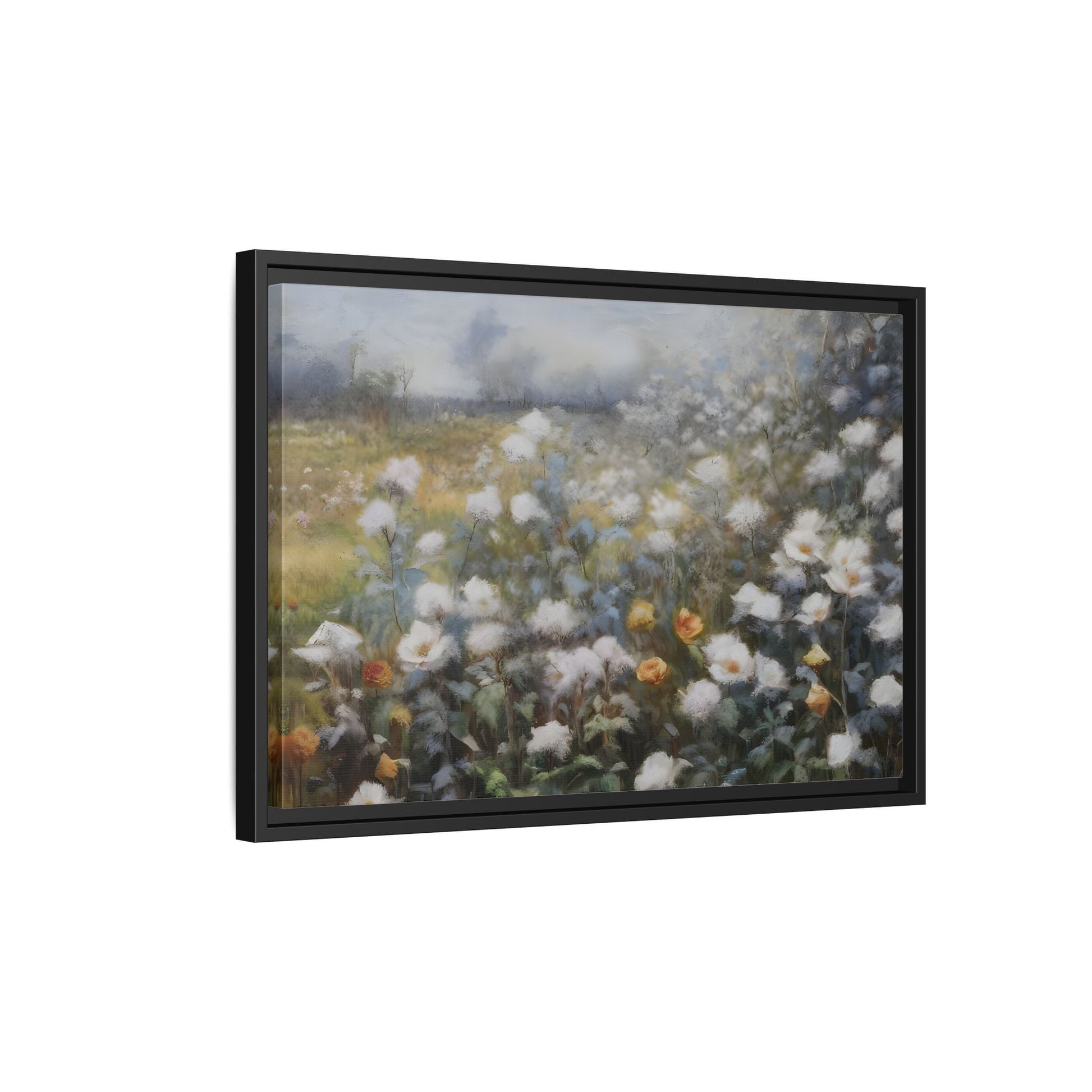 Floral Wall Art Canvas Print, Nature Framed Large Gallery Wall Art