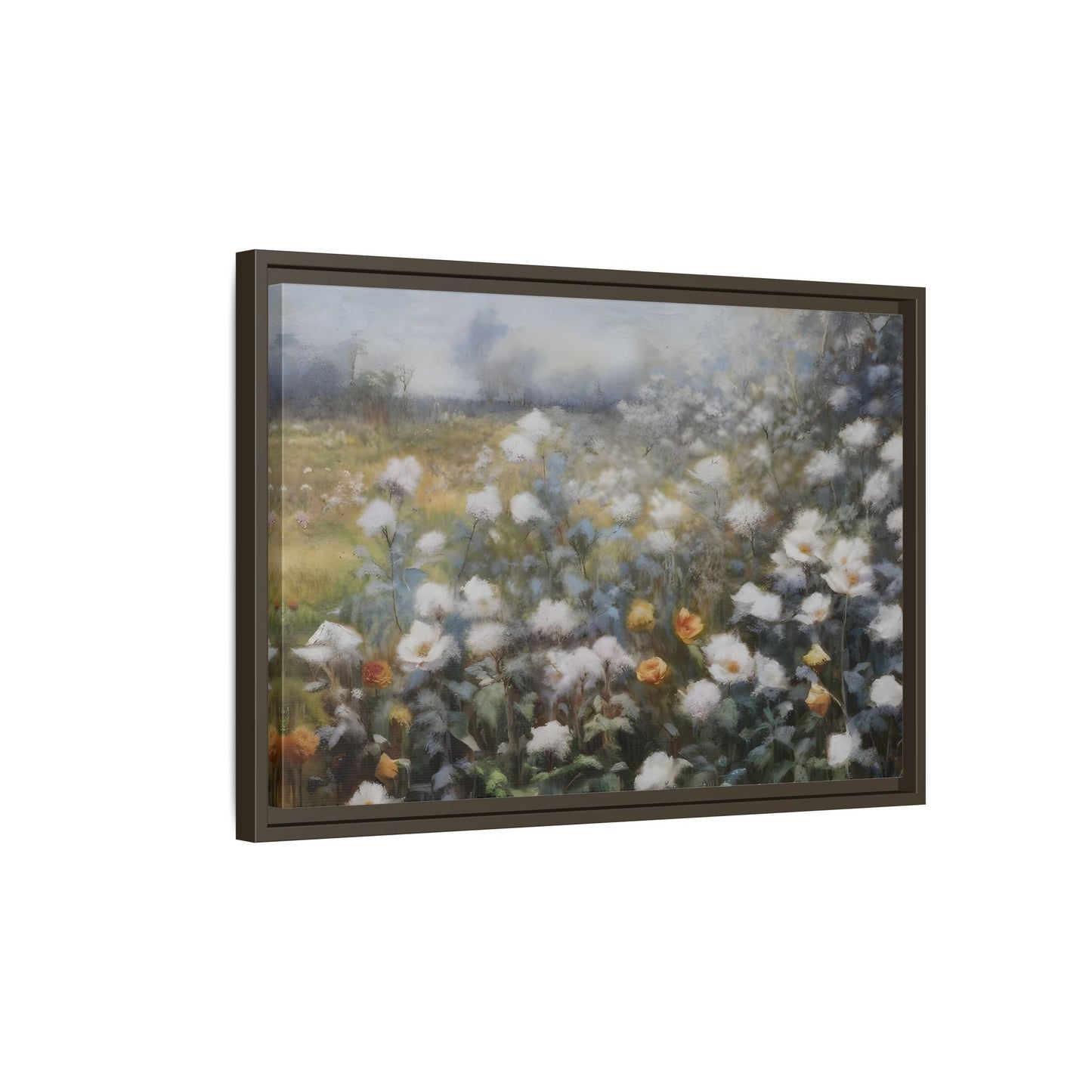 Floral Wall Art Canvas Print, Nature Framed Large Gallery Wall Art