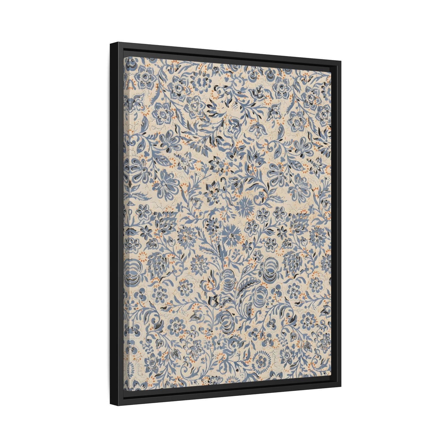 Framed Floral Canvas Art - Modern Botanical Wall Decor