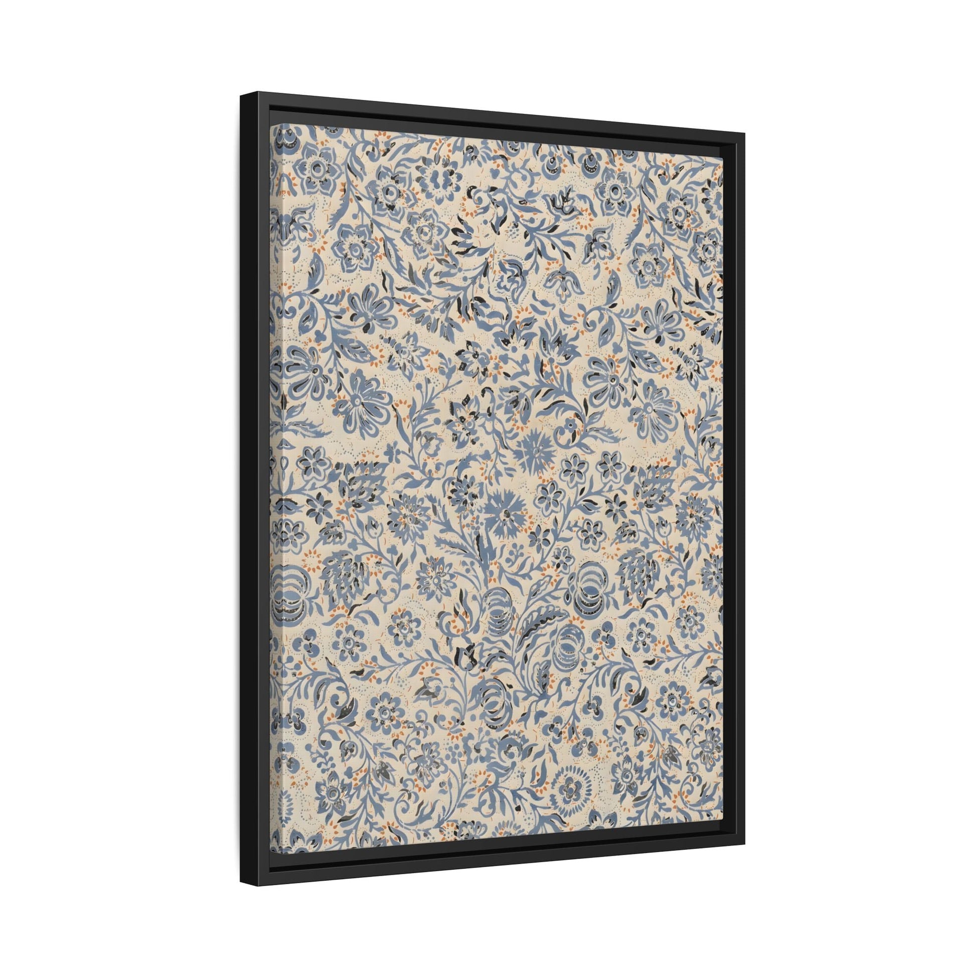 Framed Floral Canvas Art - Modern Botanical Wall Decor