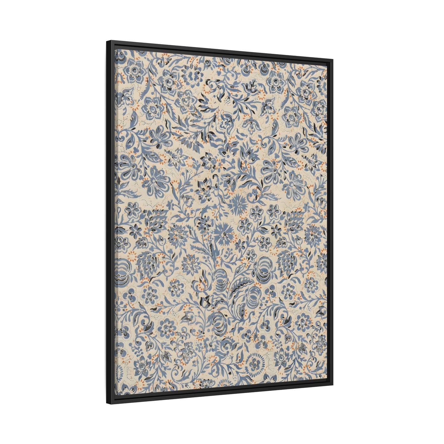 Framed Floral Canvas Art - Modern Botanical Wall Decor