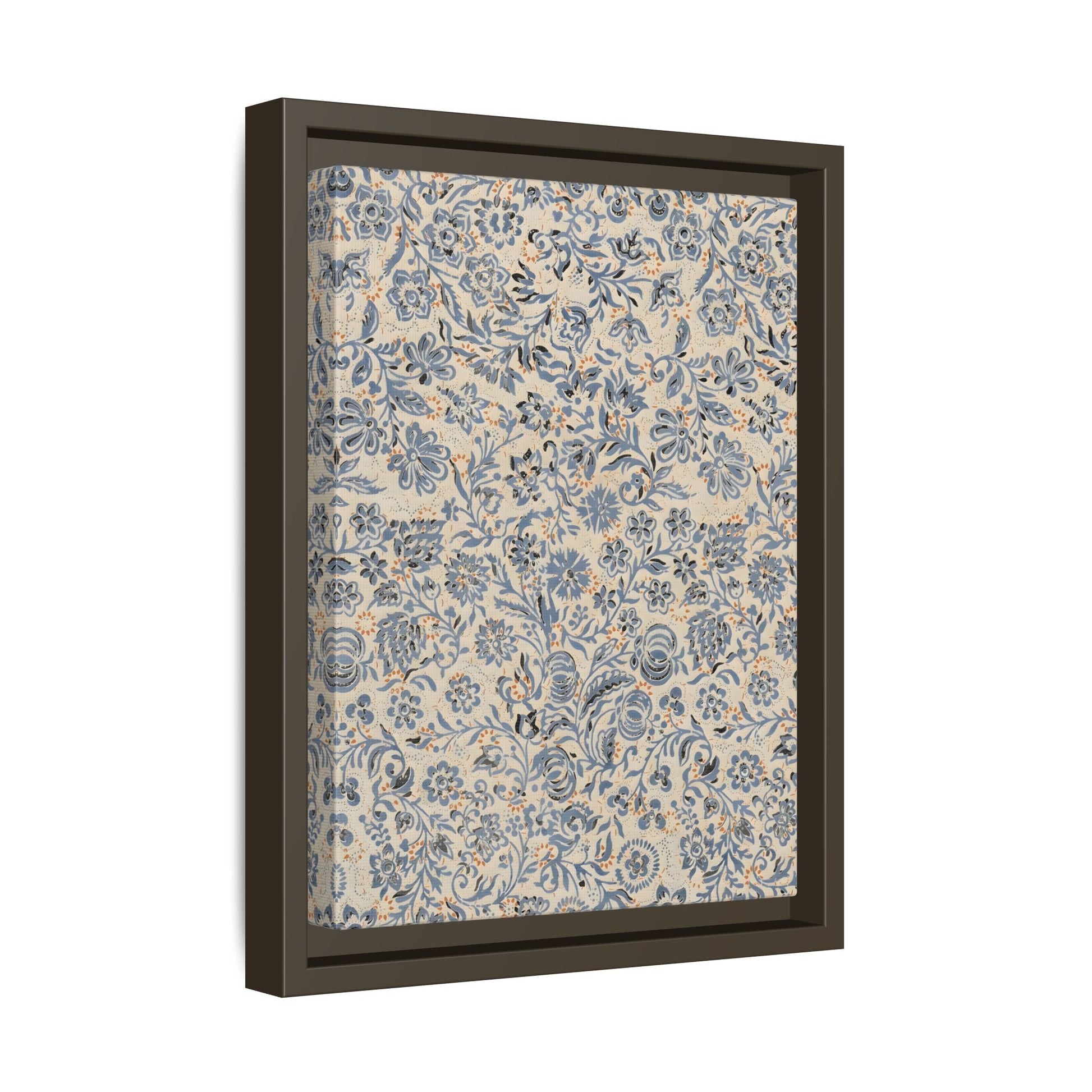 Framed Floral Canvas Art - Modern Botanical Wall Decor