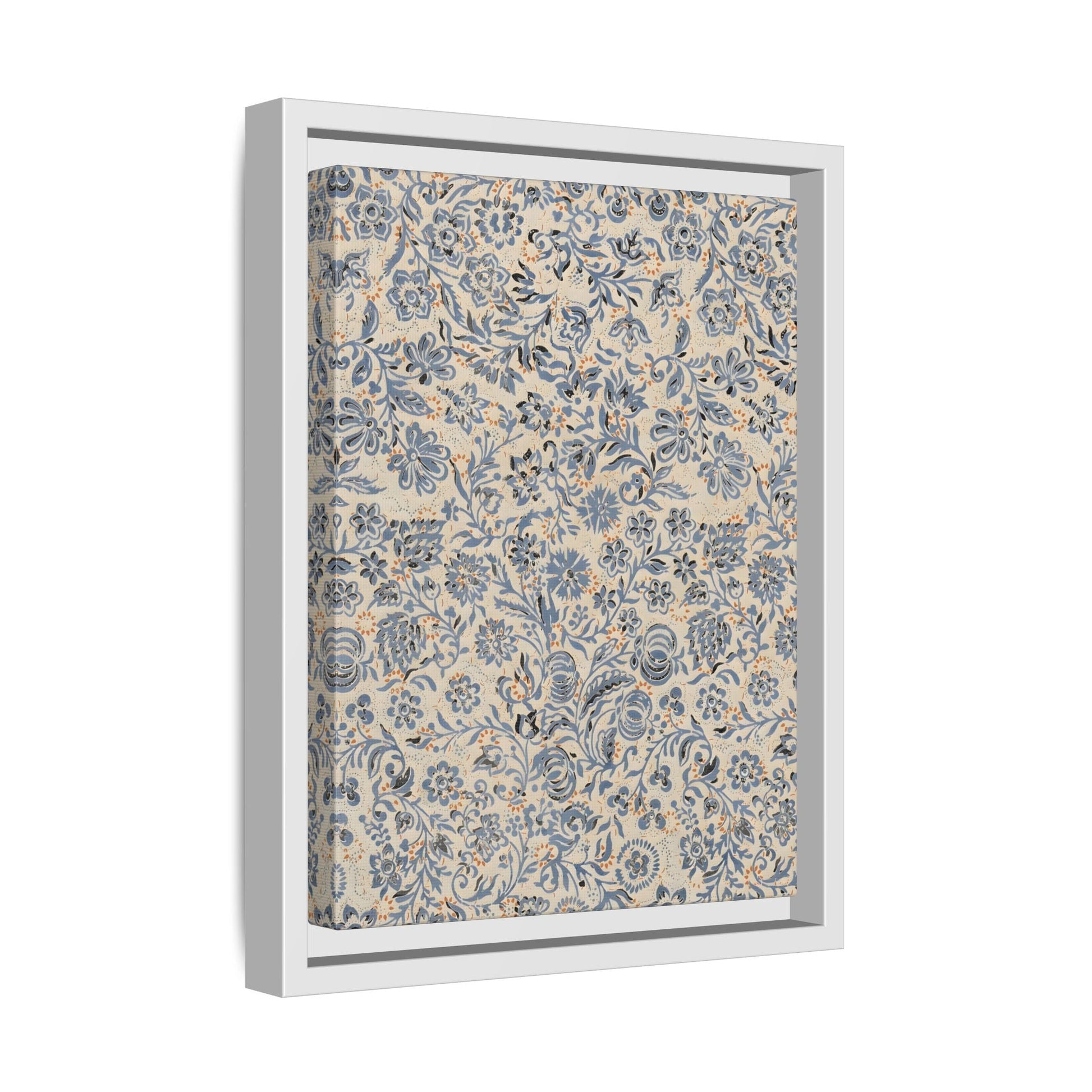 Framed Floral Canvas Art - Modern Botanical Wall Decor