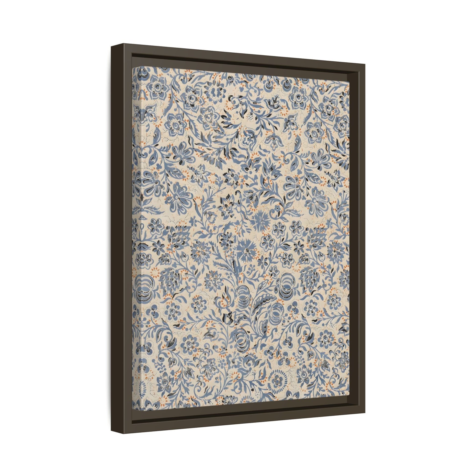Framed Floral Canvas Art - Modern Botanical Wall Decor