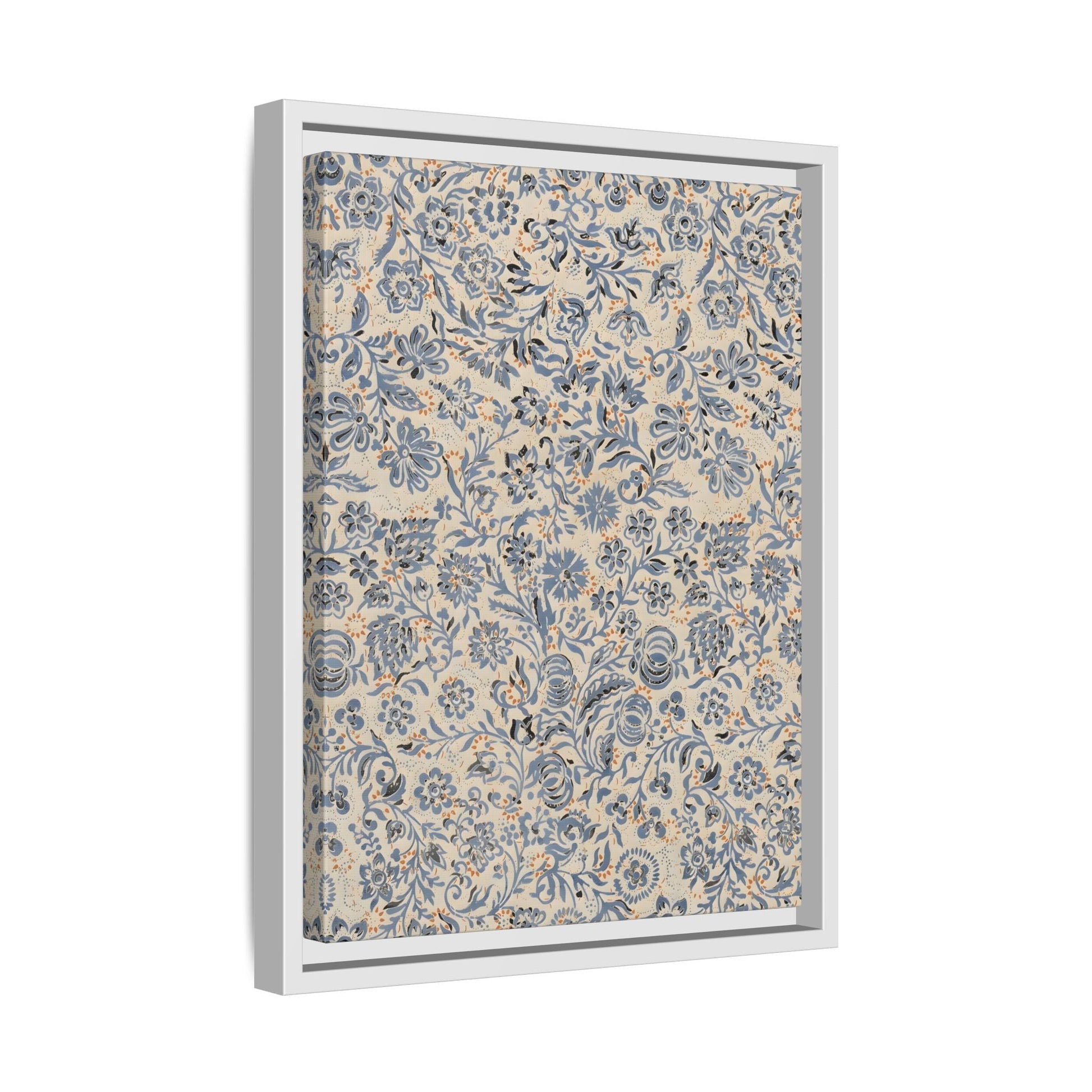 Framed Floral Canvas Art - Modern Botanical Wall Decor