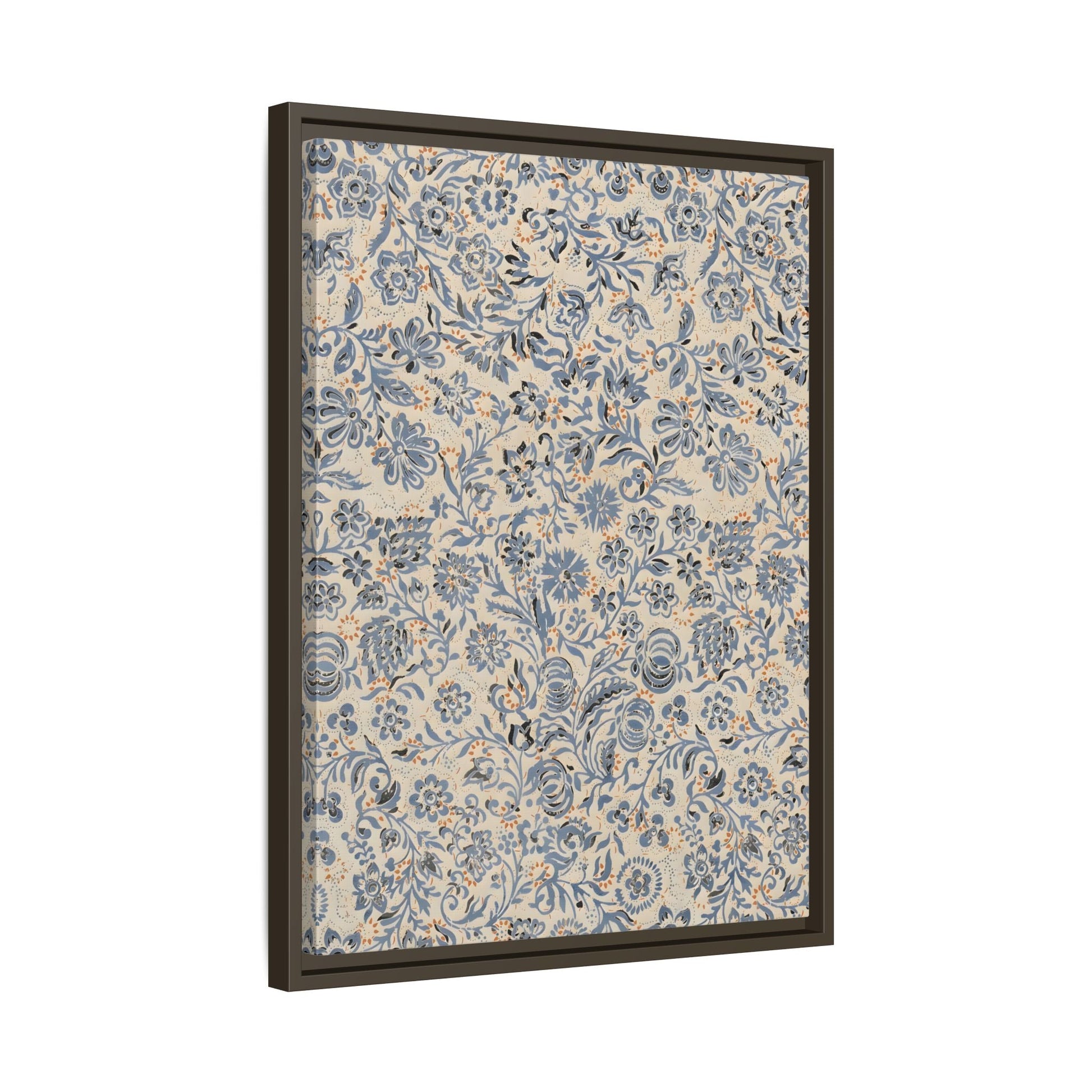 Framed Floral Canvas Art - Modern Botanical Wall Decor