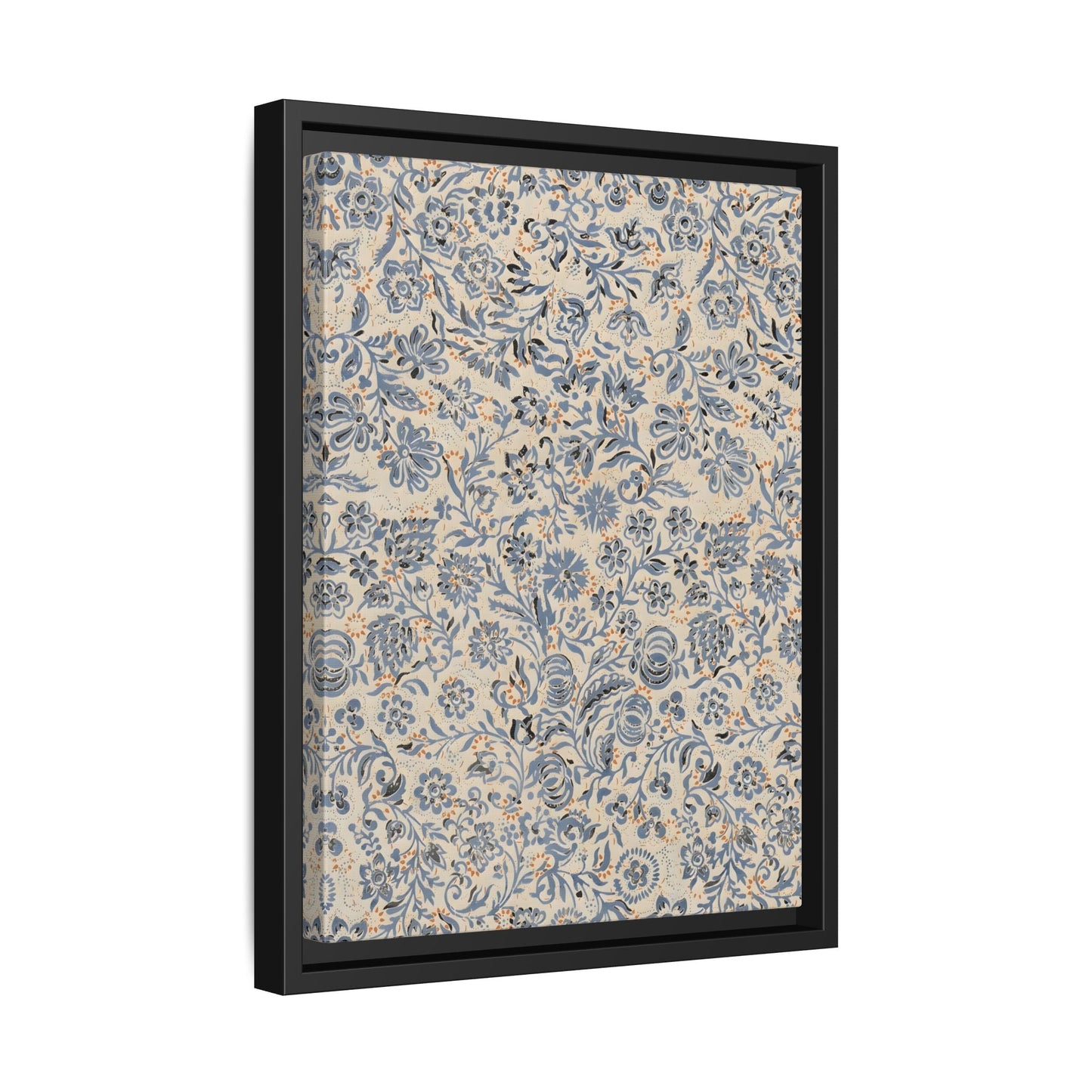 Framed Floral Canvas Art - Modern Botanical Wall Decor