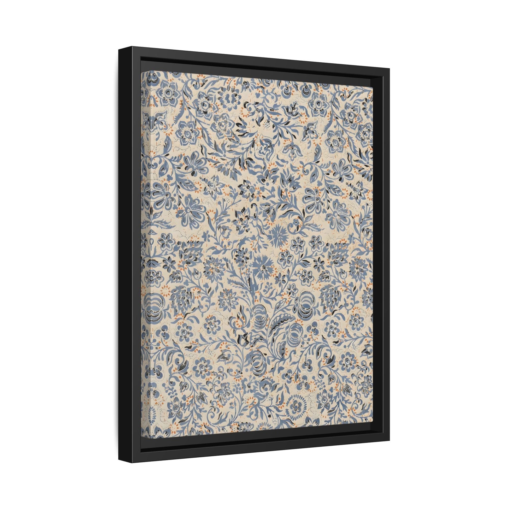 Framed Floral Canvas Art - Modern Botanical Wall Decor