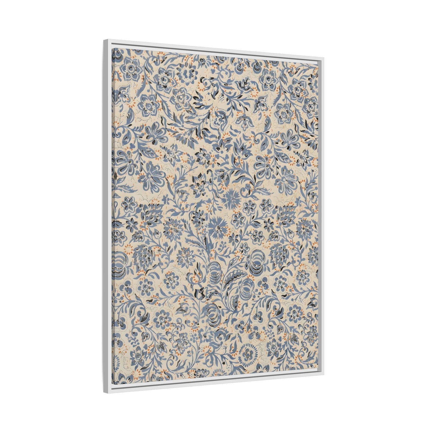 Framed Floral Canvas Art - Modern Botanical Wall Decor