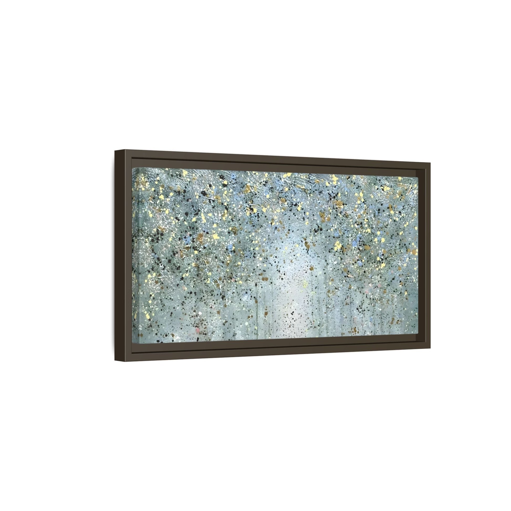 Framed Peaceful Abstract Canvas Wall Art Print