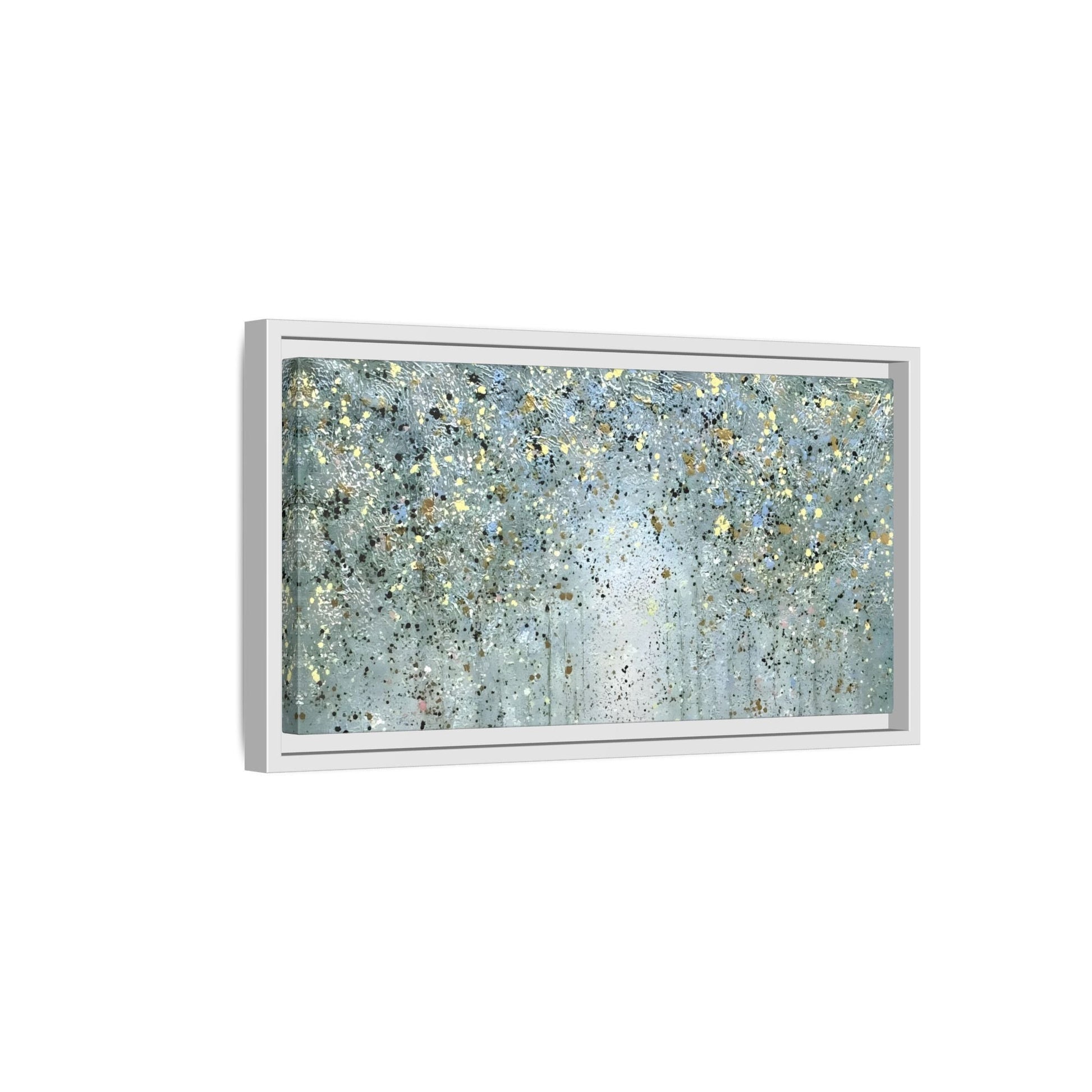 Framed Peaceful Abstract Canvas Wall Art Print