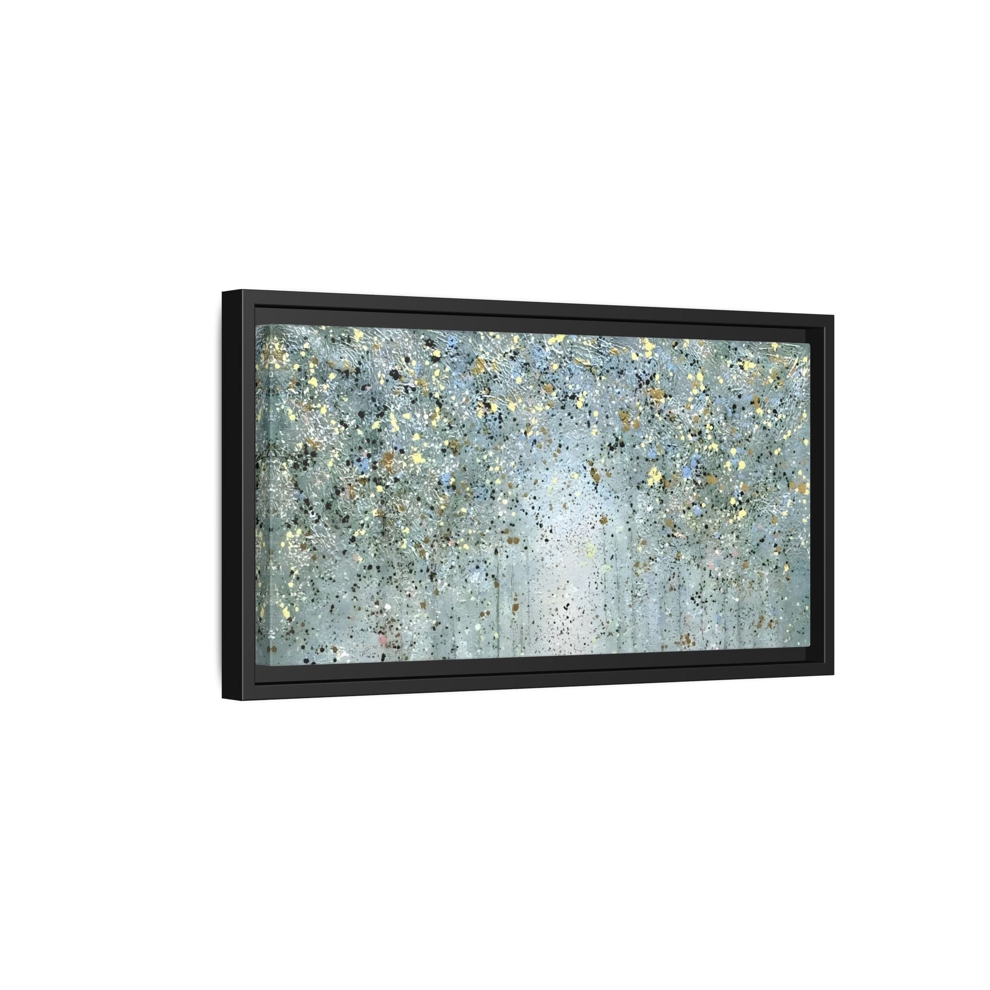 Framed Peaceful Abstract Canvas Wall Art Print